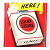 Image 3 : Lucky Strike Tin Advertising Sign