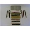 Image 1 : A BOXED PARKER 'SENIOR DUOFOLD' PEN SET, in burgandy, nib marked No.'35', with eleven other pens/...