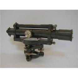 A MAHOGANY CASED THEODOLITE, blued steel, maker T.Cooke & Sons, York, length 38cm  80-100...