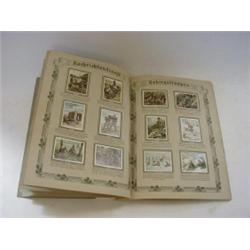 A GERMAN CARD COLLECTORS ALBUM, pre-WWII, 'Die Deutfrhe Wehrmarht', complete with 270 coloured ca...