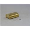 Image 1 : A BRASS SNUFF BOX, 19th Century, cushion shape, length 7cm  30-40...