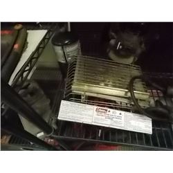 COLEMAN PORTABLE BBQ & CATALYTIC HEATER WITH BOTTL