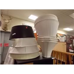 LOT OF LAMP SHADES