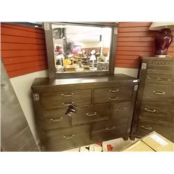 NEW FURNITURE - VANITY WITH MIRROR - 7 DRAWER