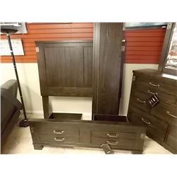 NEW FURNITURE - QUEEN BED FRAME WITH DRAWERS