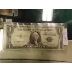 BANK NOTE - 1935 $1 USA BILL