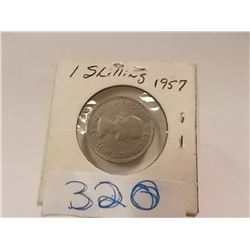 COIN - 1957 - 1 SHILLING