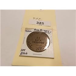 VINTAGE COIN - 'GOOD FOR EVERYTHING TOKEN $3 BATH