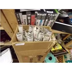 BOX OF FLORESCENT TUBES