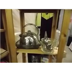 LOT OF DISHES - SALT & PEPPER - KETTLE ETC