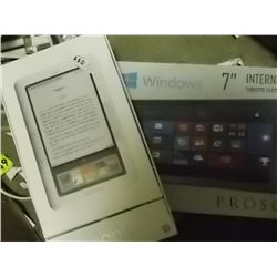 ONE INTEL TABLET & 1 NOOK TABLET - NO CORDS - STR