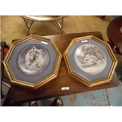 COLLECTOR PLATES - FRAMED - 2 TTL