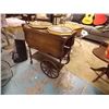 Image 1 : VINTAGE TEA TROLLY - DROP LEAF - LATE 1800'S