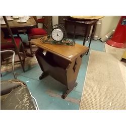 RECTANGLE SIDE TABLE WITH MAGAZINE STORAGE