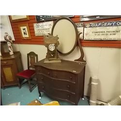 VINTAGE SAVOR FRONT DRESSER - WITH FRAMED MIRROR -