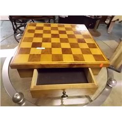 HAND CRAFTED INLAID WOOD CHESS BOARD