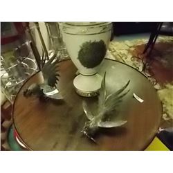 VINTAGE CAST ROOSTERS - COCK FIGHT