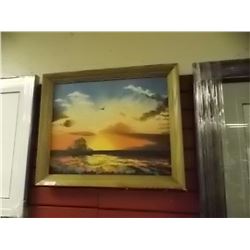 PAINTED PICTURES - BIRDS IN MARSH