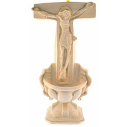 Standing cross Jesus statue