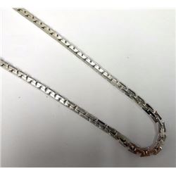 Vintage estate signed Monet silver tone necklace