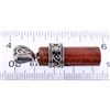 Image 4 : sterling silver brown chalcedony filigree pendant