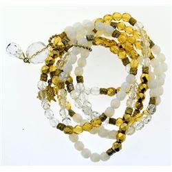 Vintage double wrap crystal bracelet Vintage