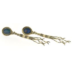 Vintage estate sterling silver earrings