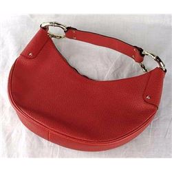 Gucci designer half moon bamboo ring hobo purse
