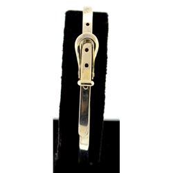 sterling silver belt buckle bracelet