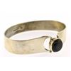 Image 1 : abstract laboradite sterling silver bangle