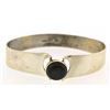 Image 2 : abstract laboradite sterling silver bangle