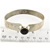 Image 5 : abstract laboradite sterling silver bangle