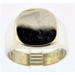 Vintage signet sterling silver ring