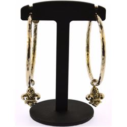 Louis hill silver hoop earrings