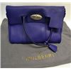 Image 1 : mulberry blue designer pebbled leather purse