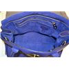 Image 7 : mulberry blue designer pebbled leather purse