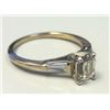 Image 2 : Nice quality emerald cut diamond ring