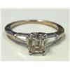 Image 3 : Nice quality emerald cut diamond ring