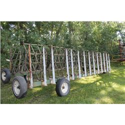 17 Section Diamond Harrows and Drawbar