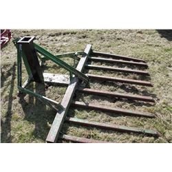 3 pt Square Bale Fork (Green)