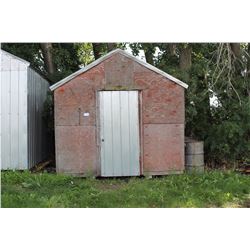 ITEM #14 - Red Wood Bin