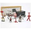 Image 1 : Taylor & Barrett's The Pitch Boiler, team includes horse and cart, two road-workers, pole on x-su...