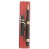 Image 1 : A Swan No. 300 black hard rubber eyedropper with two gold bands and snake clip. (1)...