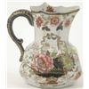 Image 1 : A Victorian Mason's ironstone hydra jug, printed and enamelled with peonies in Oriental style and...