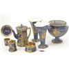 Image 1 : Carltonware powder-blue ground tableware, to include a 15-piece coffee set (coffee pot spout repa...