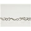 Image 1 : STERLING SILVER DIAMOND BRACELET
