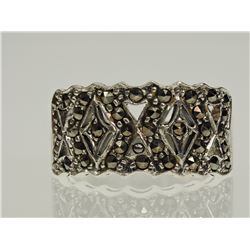 STERLING SILVER MARCASCITE RING