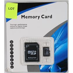 NEW 32GB MICRO SD CARD WITH ADAPTOR