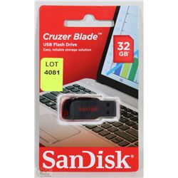 NEW SANDISK 32GB USB FLASHDRIVE