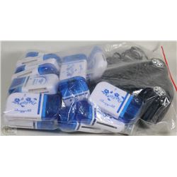 BAG OF USB CARD READERS AND TWO CAR SHAPED MICE